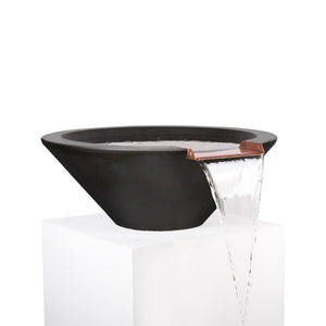 Cazo Water Bowl - GFRC Concrete - Black Finish