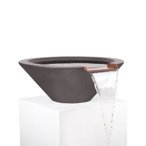 Cazo Water Bowl - GFRC Concrete - Chestnut Finish