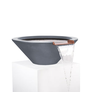 Cazo Water Bowl - GFRC Concrete - Gray Finish