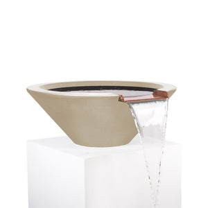 Cazo Water Bowl - GFRC Concrete - Vanilla Finish