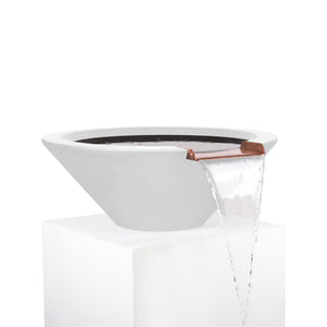 Cazo Water Bowl - GFRC Concrete - White Finish