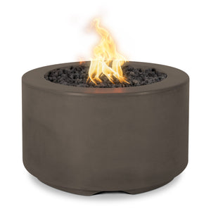 Florence GFRC Fire Pit - 18" Tall - Chocolate Finish