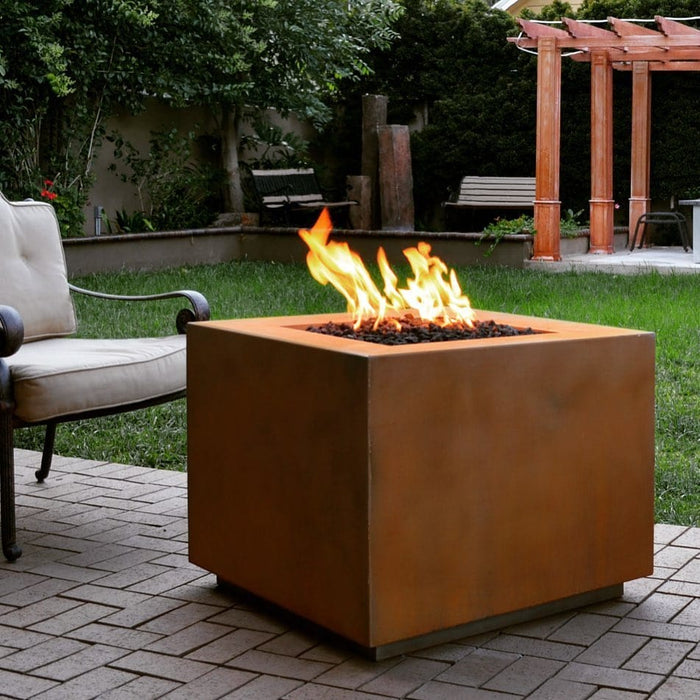 The Outdoor Plus Forma Fire Pit - Corten Steel Fire Pits