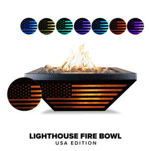 Lighthouse Collection Fire Bowls - 24" (USA) Size