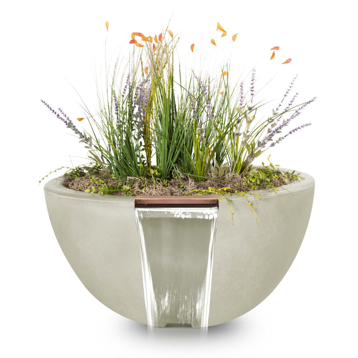 The Outdoor Plus Luna Cfrc Planter & Water Bowl Planter & Water Bowl Ash / 30"