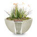 The Outdoor Plus Luna Cfrc Planter & Water Bowl Planter & Water Bowl Ash / 30"