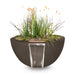 The Outdoor Plus Luna Cfrc Planter & Water Bowl Planter & Water Bowl Chocolate / 30"