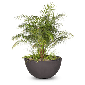 Luna GFRC Planter Bowl - Chestnut Finish