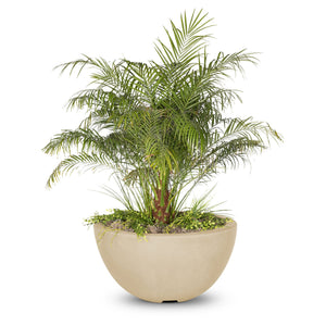 Luna GFRC Planter Bowl - Vanilla Finish