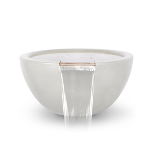 Luna Water Bowl - White Finish