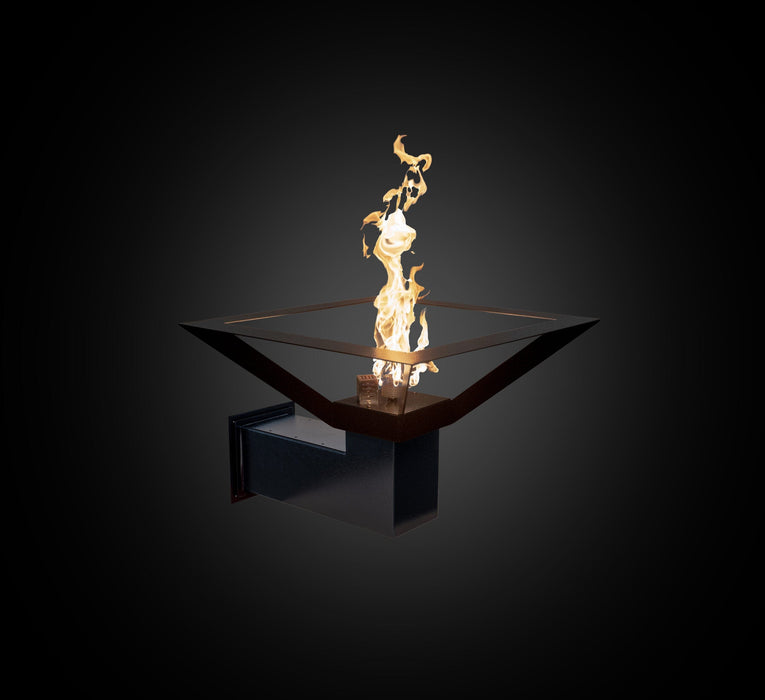 The Outdoor Plus Maverick Wall Fire Torch - Powder Coat Metal Fire Pit
