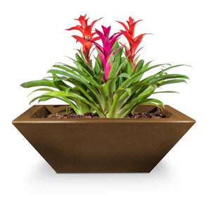 Maya Bowl- GFRC Concrete - Metallic Bronze Finish
