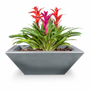 Maya Bowl- GFRC Concrete - Metallic Silver Finish