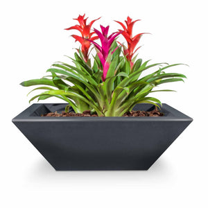Maya Bowl- GFRC Concrete - Metallic Slate Finish