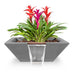 The Outdoor Plus Maya Planter & Water Bowl - GFRC Concrete Planter & Water Bowl Natural Gray / 24"
