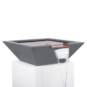 Maya Water Bowl - GFRC Concrete - Gray Finish