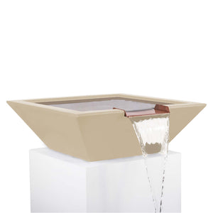 Maya Water Bowl - GFRC Concrete - Vanilla Finish