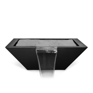 Maya Water Bowl - Metal Powder Coated - Black Finish