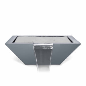 Maya Water Bowl - Metal Powder Coated - Gray Finish