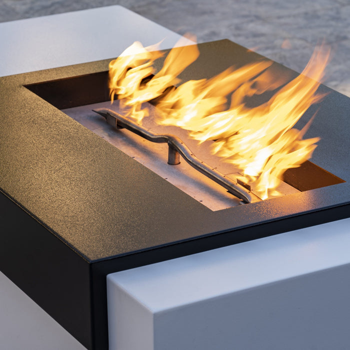 The Outdoor Plus Moonstone Fire Pit - Black & White Collection Fire Pits