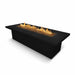 The Outdoor Plus Newport Fire Table - Powder Coated Fire Table Black / 72" X 36" / Match Lit