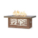 The Outdoor Plus Rectangle Outback Fire Pit Deer Country Design Fire Table