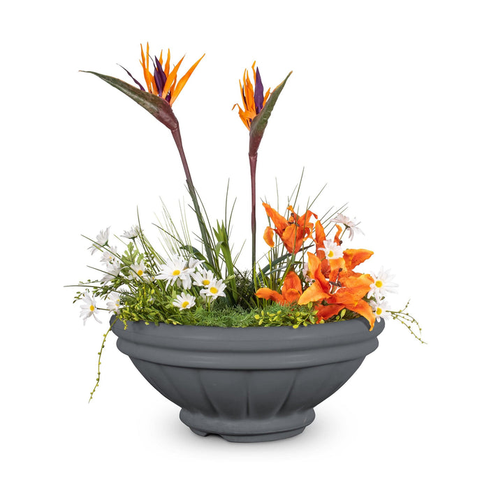 The Outdoor Plus Roma GFRC- Planter Bowl Planter Bowl Gray / 24"