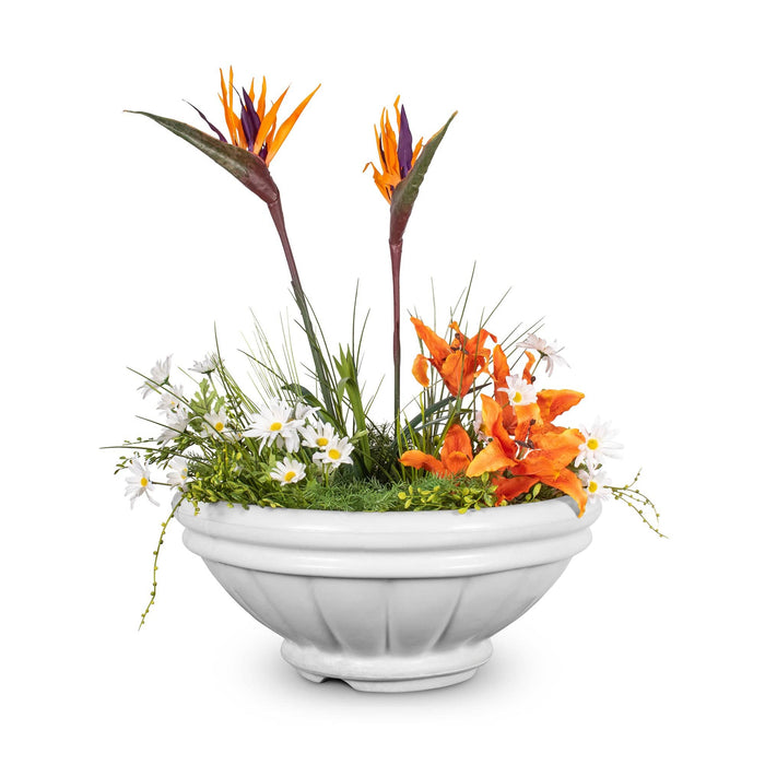 The Outdoor Plus Roma GFRC- Planter Bowl Planter Bowl White / 24"