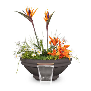 Roma GFRC - Planter & Water Bowl - Chestnut Finish