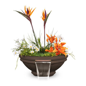 Roma GFRC - Planter & Water Bowl - Chocolate Finish