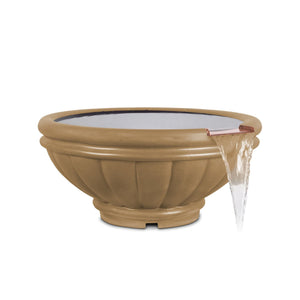 Roma GFRC- Water Bowl - Brown Finish