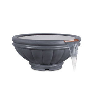 Roma GFRC- Water Bowl - Gray Finish