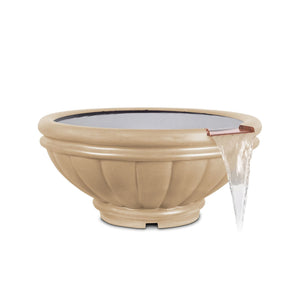 Roma GFRC- Water Bowl - Vanilla Finish