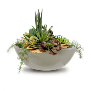 Sedona Planter Bowl- GFRC Concrete - Ash Finish