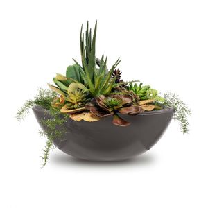 Sedona Planter Bowl- GFRC Concrete - Chestnut Finish