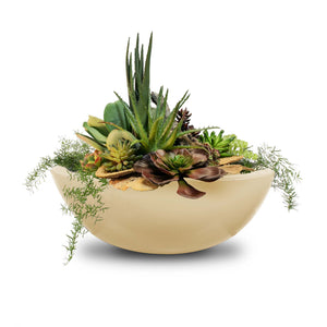 Sedona Planter Bowl- GFRC Concrete - Vanilla Finish