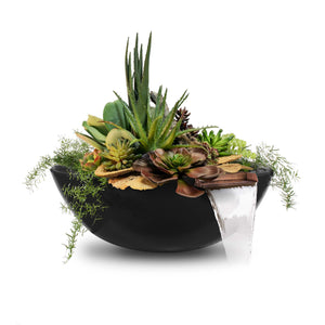 Sedona Planter & Water Bowl - GFRC Concrete - Black Finish