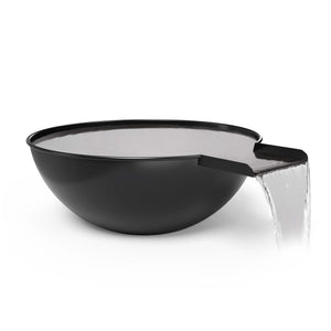 Sedona Water Bowl - Metal Powder Coat - Black Finish