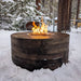 The Outdoor Plus Sequoia Wood Grain Fire Pit - 24" Tall Fire Pits