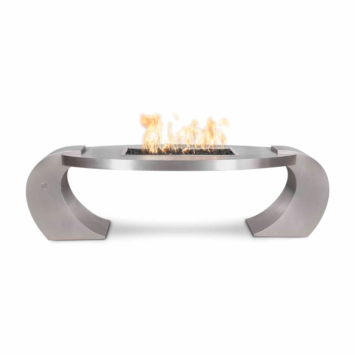 The Outdoor Plus Vernon Fire Pit Fire Table Match Lit / Natural Gas