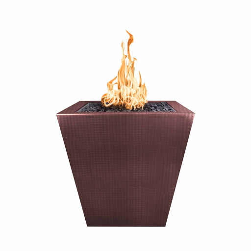 The Outdoor Plus Vista Copper Fire Pit Fire Pillar Copper / Match Lit / Natural Gas