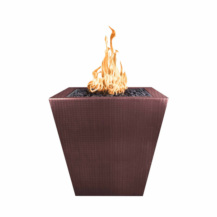 The Outdoor Plus Vista Copper Fire Pit Fire Pillar Copper / Match Lit / Natural Gas