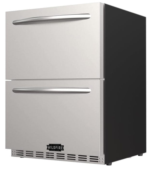 Wildfire Stainless Steel 24" Dual Door Fridge