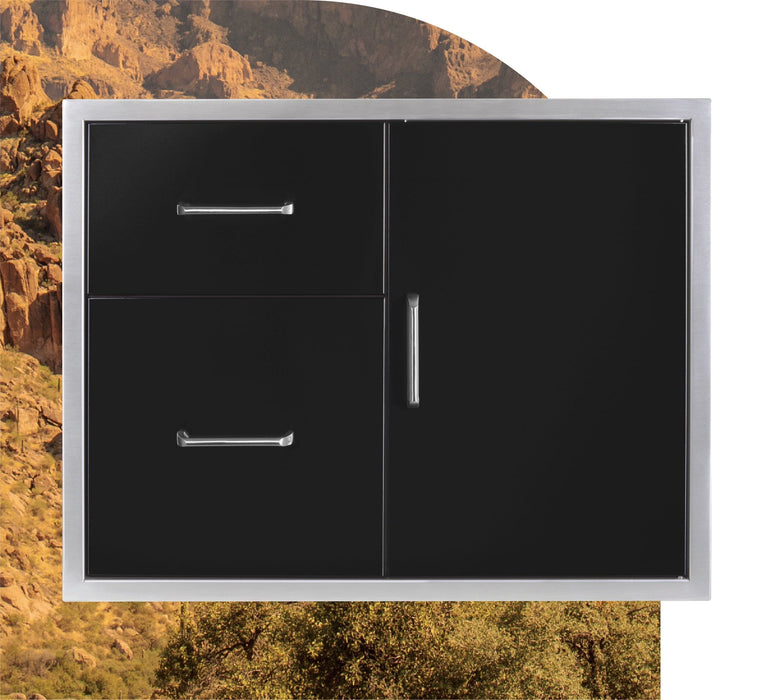 Wildfire Stainless Steel 30 x 24-inch Door/Drawer Combo