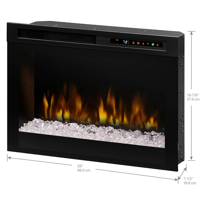 Dimplex Nova 26-In Multi-Fire XHD Contemporary Electric Fireplace Insert