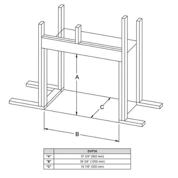 Empire Tahoe Premium 36 Direct Vent Gas Fireplace - DVP36FP